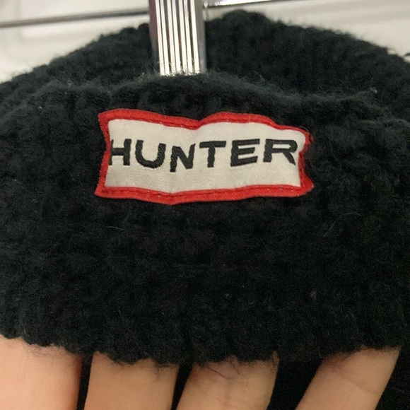 Hunter unisex knit fleece tall rainboot socks Medium (f:5-7) - Picture 3 of 6